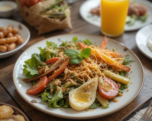 comida saudável na mesa, suco de laranja, previnacomsaude.com